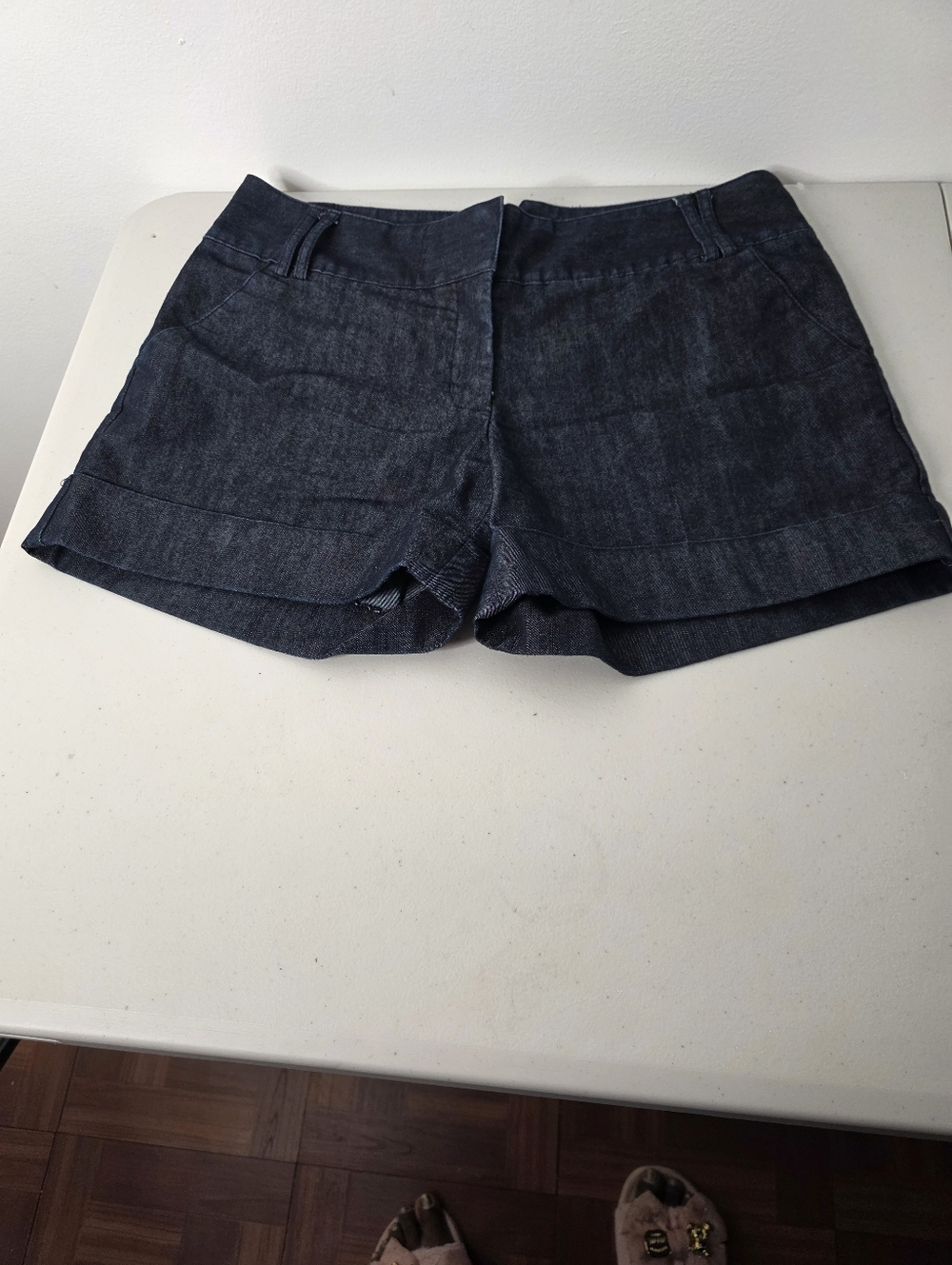 Express Dark Navy Denim Short Shorts Size US/6